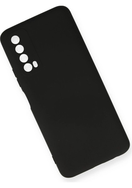 Huawei P Smart 2021 Kılıf Nano Içi Kadife Silikon - SIYAH-(5796) modelleri