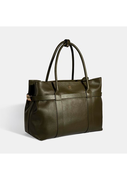 Kadın Yeşil Cüzdan Aksesuarlı Deri Omuz Çantası modelleri