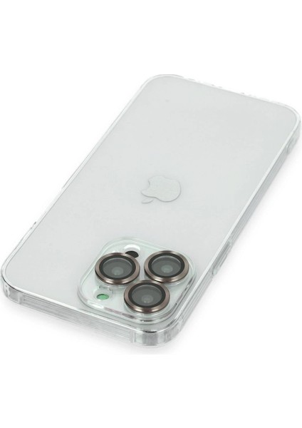 iPhone 14 Pro Max Kılıf Luko Lens Silikon - GOLD-(5796) modelleri