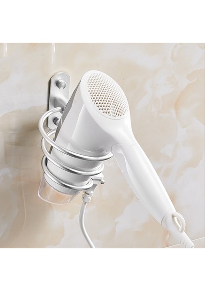 Saç Kurutma Makinesi Organizatör Raf Alüminyum Banyo Saç Kurutma Makinesi ve Düzleştirici Tutucu Duvara Monte Raflar Aksesuarları Üfleyici A (Yurt Dışından) modelleri