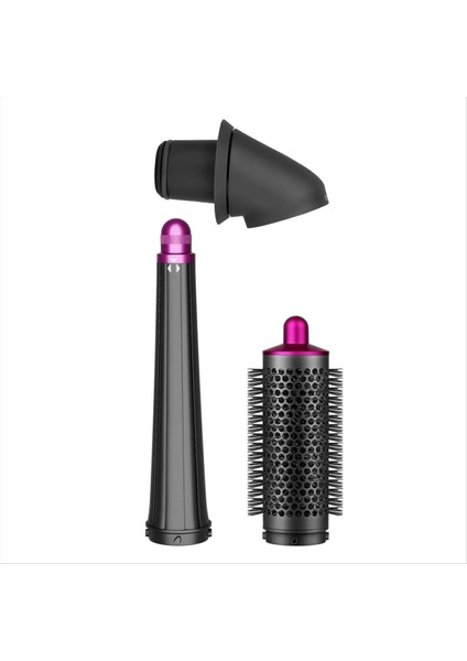 Dyson Süpersonik Saç Kurutma Makinesi Için Uzun Konik Namlu ve Yuvarlak Hacim Veren Fırçalı Yükseltilmiş Konnektör Adaptörü A (Yurt Dışından)