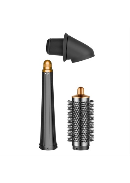 Dyson Süpersonik Saç Kurutma Makinesi Için Uzun Konik Namlu ve Yuvarlak Hacim Verme Fırçası B ile Yükseltilmiş Konnektör Adaptörü (Yurt Dışından)