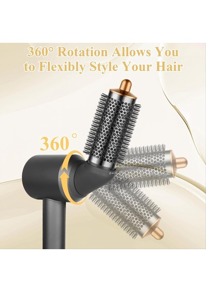 Dyson Süpersonik Saç Kurutma Makinesi Için Uzun Konik Namlu ve Yuvarlak Hacim Verme Fırçası B ile Yükseltilmiş Konnektör Adaptörü (Yurt Dışından) fiyatları