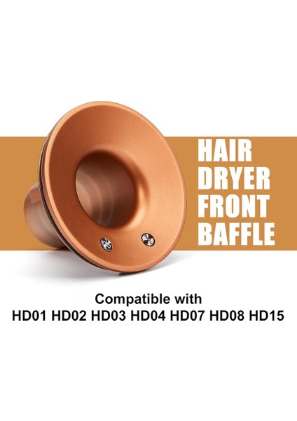 Ön Bölme Kabuk Kurulu Değiştirme Dyson Süpersonik HD01 HD02 HD03 HD07 HD08 Saç Kurutma Makinesi Eki Ön Kapak Gümüş (Yurt Dışından) modelleri