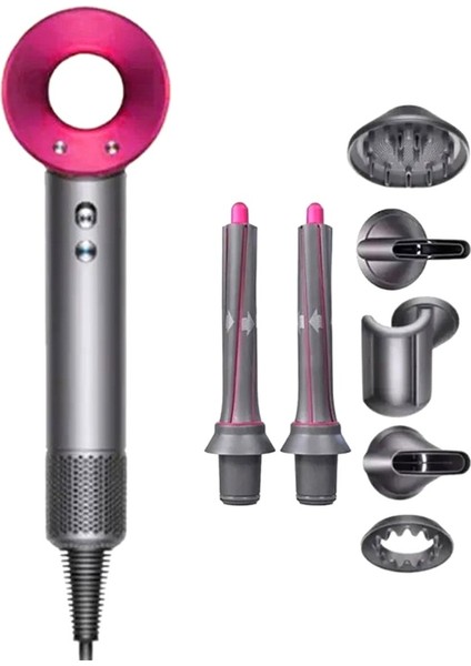 Güç Yapraksız Saç Kurutma Makinesi Profesyonel Negatif Iyon Hızlı Saç Kurutma Makinesi Difüzyon Hava Memesi Curling Hava Memesi Ab Tak (Yurt Dışından)