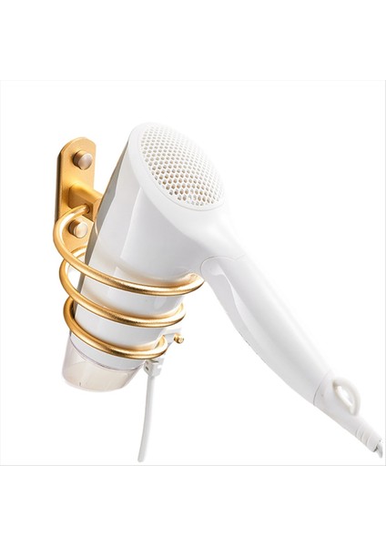 Saç Kurutma Makinesi Organizatör Raf Alüminyum Banyo Saç Kurutma Makinesi ve Düzleştirici Tutucu Duvara Monte Raflar Aksesuarları Blower B (Yurt Dışından)