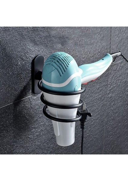Saç Kurutma Makinesi Organizatör Raf Alüminyum Banyo Saç Kurutma Makinesi ve Düzleştirici Tutucu Duvara Monte Raflar Aksesuarları Blower B (Yurt Dışından) fiyatları