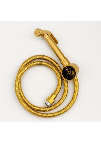 Taharet Matik Lüks Gold Oval Tasarım Su Basınç Ayarlı Hijyenik Kullanım Uyumlu Bide Spreyi indirimleri