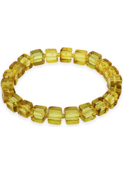 Ihlamur Rengi Küp Kesim Doğal Damla Kehribar Erkek Bileklik fiyatları