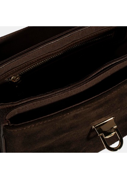 Kadın Acı Kahve Omuz Askılı El Çantası