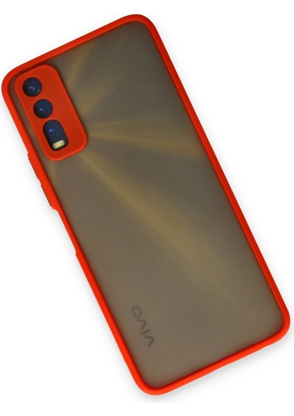 Vivo Y11S Kılıf Montreal Silikon Kapak - KIRMIZI-(5796) fiyatları