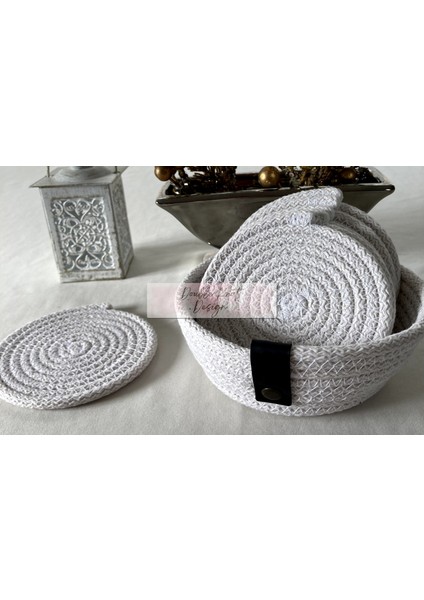 7 Prç Bardak Altlığı Set Tress Supla Jüt Hediyelik fiyatları