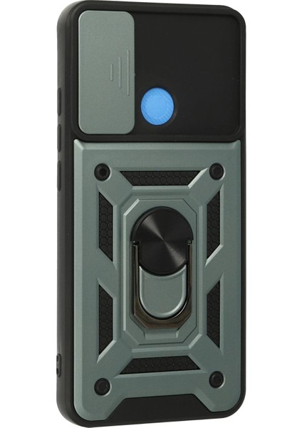 Xiaomi Redmi 9c Kılıf Pars Lens Yüzüklü Silikon - YEŞIL-(5796) fiyatları