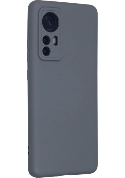 Xiaomi Mi 12 Kılıf Nano Içi Kadife Silikon - GRI-(5796) modelleri