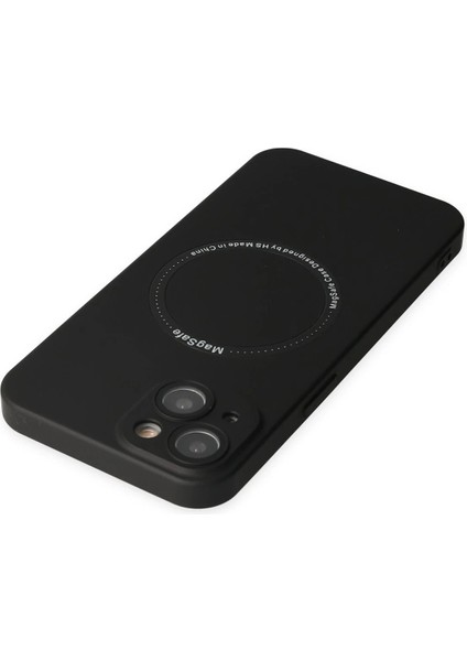 iPhone 14 Plus Kılıf Jack Magneticsafe Lens Silikon - SIYAH-(5796) indirimleri