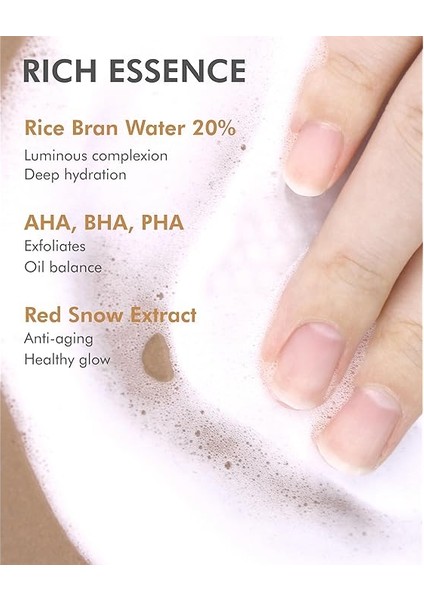 Rice Bubble Temizleme Pedi Makyaj Temizleyici Peeling Etkili ve Nemlendirici Temizleme Pedi 80 Adet fırsatları