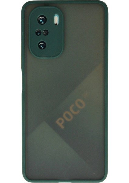 Xiaomi Poco F3 Kılıf Montreal Silikon Kapak - YEŞIL-(5796)