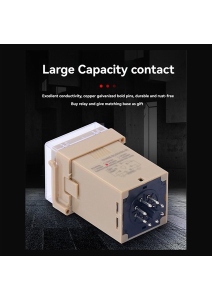 DH48S-S 12V Zaman Rölesi DC24V Soket ile Tekrar Döngüsü DH48S Serisi Temel ile Gecikme Süresi (Yurt Dışından) fiyatları