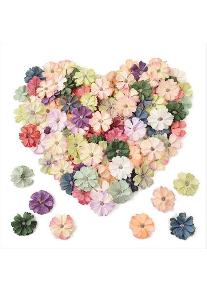 50PCS Ipek Papatya Başı Mini Ev Düğün Dekorasyon Diy Karalama Defteri Noel Çelenk Başlıkları Yapay Papatya Başları (Yurt Dışından) modelleri