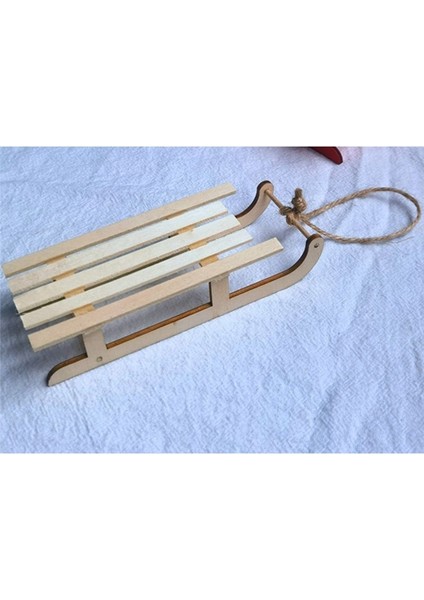 5pcs Noel Dekor Yemek Masası Dekor Ev Dekor Ahşap Dekor Ahşap Kızak Mini Ahşap Noel Süslemeleri (Yurt Dışından) fiyatları