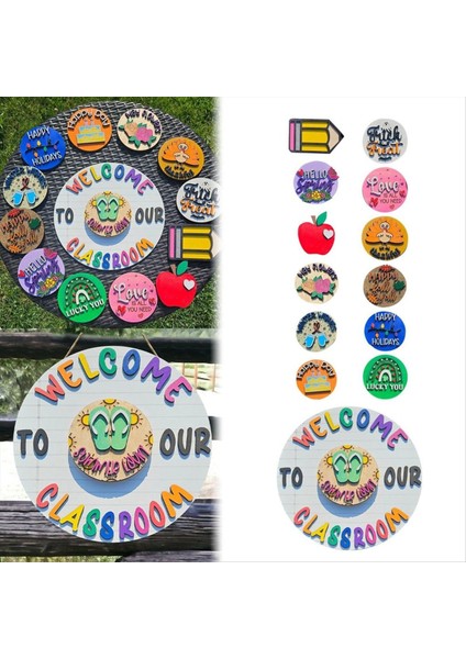 Hoşgeldin Kapı Plakası, Değiştirilebilir Kapı Plakası, Ahşap Mektup Asılı Işareti Duvara Monte Oturma Odası Duvar Montajı (Yurt Dışından) modelleri