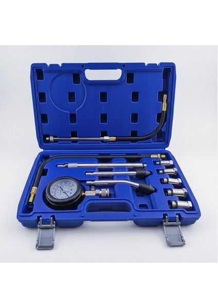 Mavi Taşıma Çantasında NT0011 Motor Kompresyon Test Cihazı 11 Parça
