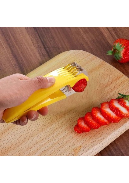 3pcs Gıda Manuel Dilimleyici Paslanmaz Çelik Gıda Dilimleyici Muz Çilek Salatalık Havuç Yumurta Dilimleyici Sebze Meyve Dilimleyici (Yurt Dışından) fırsatları