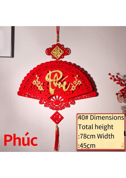 Çin Ay Yeni Yıl Dekor 2024 Vietnam Bahar Festivali Asma Kolye Çin Düğüm Kolye Ev Dekorasyon Stili 8 (Yurt Dışından) fırsatları