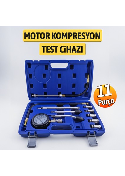 Mavi Taşıma Çantasında NT0011 Motor Kompresyon Test Cihazı 11 Parça fırsatları