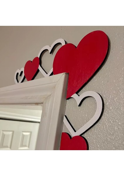 Yeni Valentine&#39;s Love Ahşap Kapı Çerçevesi Köşe Köşe Dekorasyonu Ana Sayfa Partys Scene Oturma Odası Düzeni (Yurt Dışından) fiyatları