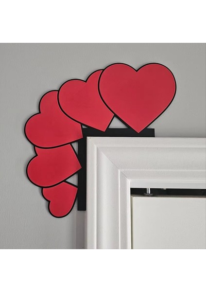 Yeni Valentine&#39;s Love Ahşap Kapı Çerçevesi Köşe Köşe Dekorasyonu Ana Sayfa Partys Scene Oturma Odası Düzeni (Yurt Dışından) modelleri