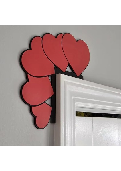 Yeni Valentine&#39;s Love Ahşap Kapı Çerçevesi Köşe Köşe Dekorasyonu Ana Sayfa Partys Scene Oturma Odası Düzeni (Yurt Dışından) fırsatları