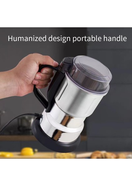 300W Paslanmaz Elektrikli Öğütücü Elektrikli Hızlı Öğütme Çok Fonksiyonlu Şok Makine Pirinç Fasulyesi Ev Blender (Yurt Dışından) modelleri