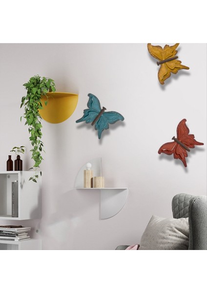 Metal Üç Boyutlu Kelebek Duvar Dekoru, Kelebek Sanat Duvar Heykeli, Kapalı Duvarlar Için Kelebek Duvar Dekoru (Yurt Dışından) indirimleri