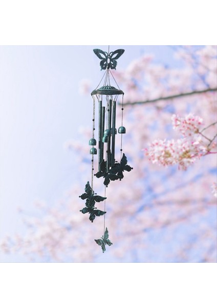 Kelebek Rüzgar Çanları, Mavi Metal Rüzgar Çanları Açık Hava, Kelebek Hediyeleri Kelebek Dekorasyonları, Açık Dekor (Yurt Dışından) fırsatları