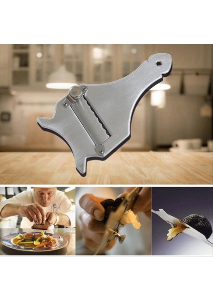 Ayarlanabilir bıçak trüf dilimleyici paslanmaz çelik trüf kesici peynir kazıyıcı çikolata tıraş makinesi mutfak aletleri (Yurt Dışından) fiyatları