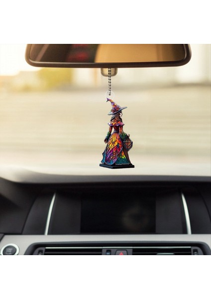 Renkli Peri Kolye Peri Peri Boyalı Stil Kolye Dikiz Ayna Kolye Araba Iç Kolye Hediyesi Noel -Ekorasyon (Yurt Dışından) indirimleri