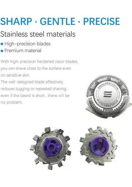 6pcs Hq8 Yedek Tıraş Alınan Kafa Jilet Bıçağı Philips Için PT730 PT735 PT860 PT870 AT750 AT751 AT890 AT891 HQ7120 HQ7100 (Yurt Dışından) modelleri