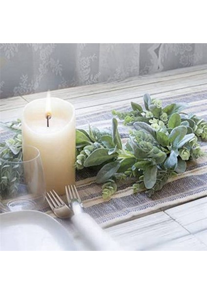 2pc Kuzular Kulak Çelenk Yeşillik ve Okaliptüs Asma/38 Inç Uzunluğunda/açık Renkli Akınlı Yapraklar/yumuşak ve Drapey Düğün (Yurt Dışından) fırsatları