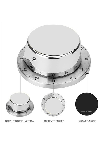 Sarı meyve mutfak zamanlayıcısı, yumurta zamanlayıcısı, mutfak zamanlayıcısı, zamanlayıcı, manyetik paslanmaz çelik, yemek pişirme, çalışma, vb. (Yurt Dışından) modelleri