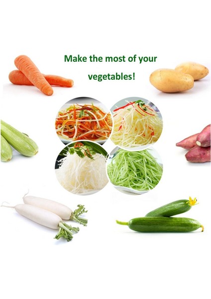 1 adet spiral huni sebze grater abs paslanmaz çelik havuç salatalık dilimleyici kıyıcı sebze spiral bıçak kesici (Yurt Dışından) modelleri