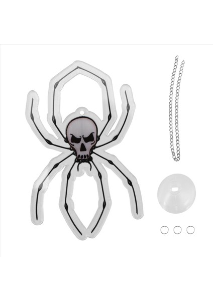 Cadılar Bayramı Spooky Suncatcher Pencere Panelleri Için Güneş Yakalayıcı, Benzersiz Ürkütücü Cadılar Bayramı Süs Süsleri Ev C ​​için (Yurt Dışından)