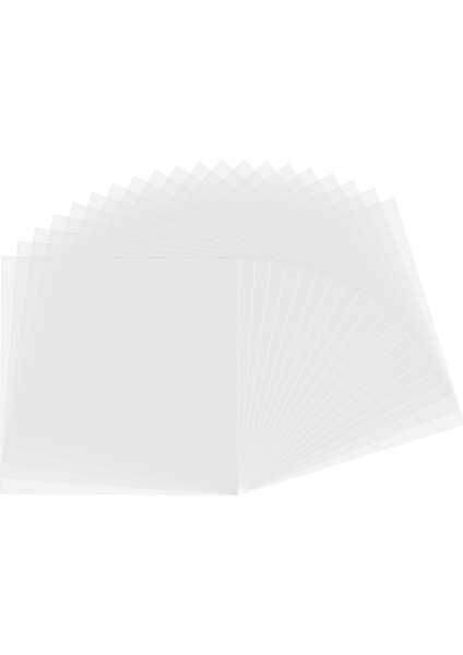 20PCS Mylar Sabet Sayfaları Temizle 12 Inç Boş Şablon Malzeme, Uyumlu ve Siluet Kesme Için (Yurt Dışından) fiyatları