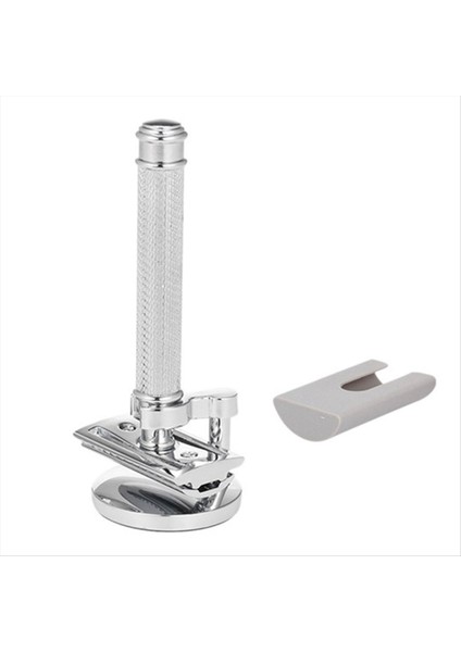 Base Kesici Kafa Kapağı ile Gümüş Ayarlanabilir Çift Kenar Klasik Güvenlik Jilet Tıraş Makinesi Tıraş Makinesi (Yurt Dışından)