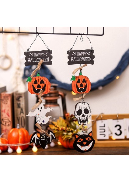 Cadılar Bayramı Ön Kapı Asılı Balkabağı Cadı Hayalet Bayraklar Için Cadılar Bayramı Için Tabela Ev Kapısı Dekorasyonlar (Yurt Dışından) fiyatları