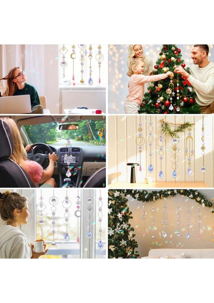 200 Adet Kristal Suncatcher, Kristalli Güneş Yakalayıcılar, Yetişkinler Için Zanaat Kitleri, Gökkuşağı Üreticisi, Prizma, Kolye Gümüş (Yurt Dışından) indirimleri