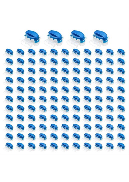 3 Yolcu Tel Konektörler Kilitler Tel Konektörleri Elektrikli 314 Kutu Tel Konektörleri Kendi Kendini Stripting Pigtail Konektörleri 120 Pcs (Yurt Dışından)