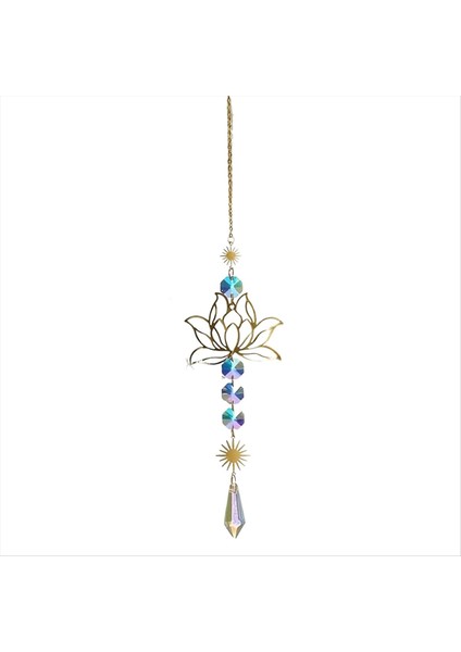 1pc Yapay Kristal Suncatcher Cazibesi El Yapımı Uygulanabilir Ev Rüzgar Kolye Açık Bahçe A (Yurt Dışından) fiyatları