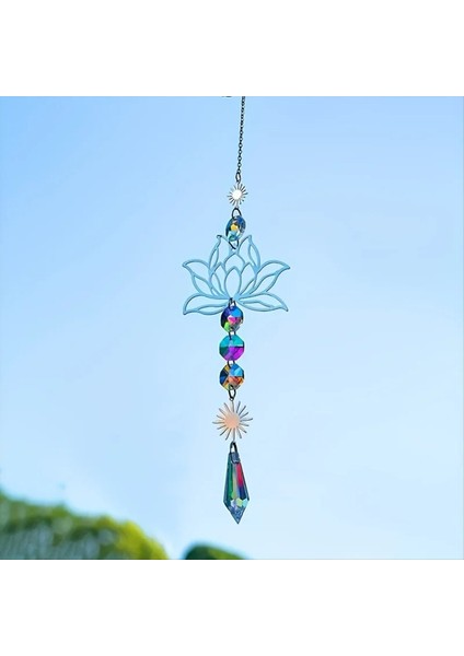 1pc Yapay Kristal Suncatcher Cazibesi El Yapımı Uygulanabilir Ev Rüzgar Kolye Açık Bahçe A (Yurt Dışından) fırsatları