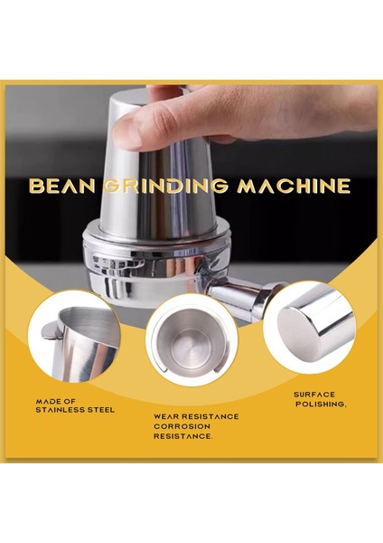 Paslanmaz Çelik Kahve Dozlama Fincan Fasulye Öğütme Makinesi 58MM Espresso Makine Dozu Fincan-B (Yurt Dışından) indirimleri